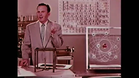 1956 - In this documentary, a man lights a firecracker to explain the difference Stock Footage 246357507