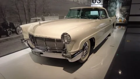 1956 Lincoln Continental MK2 two door hardtop Stock-Footage 338420055