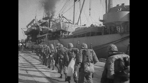 1956-United States Marine Corps / USA / 1956 Stock Footage