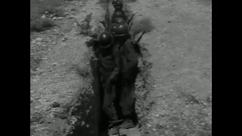 1957 - After the Radsafe team makes sure the test area is safe, the engineer Stock Footage 82803191