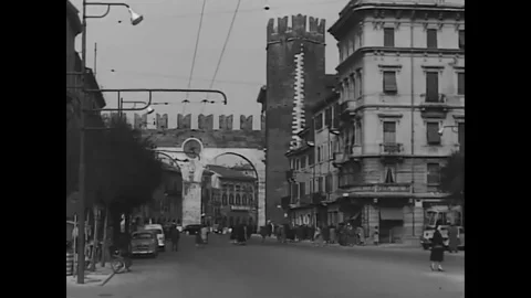 1957 - The function of SETAF units in Italy. Video stock 83420173