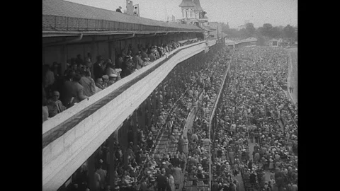 1957-Kentucky Derby / Churchill Downs / Louisville / USA / Dec 30, 1957 Stock Footage 77916853