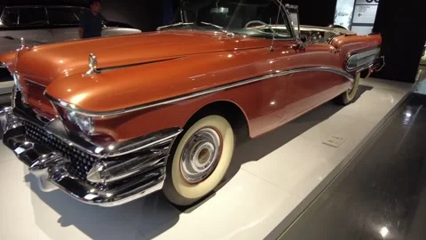 1958 Buick Special full size American sedan Stock Footage 338420052