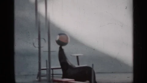 1958: The Circus Program Has Conducted Dolphin, Vintage Clip Stock Footage 73394879