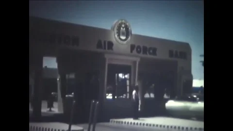 1958 - The Electronic Data Processing Center at Norton Air Force is shown in San Stock Footage 79529885