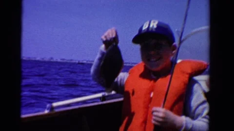 1958: fishing scene MINNESOTA Stock Footage