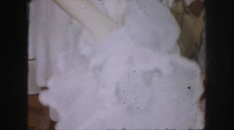 1958: an indoor family party is seen AMES, IOWA Stock Footage