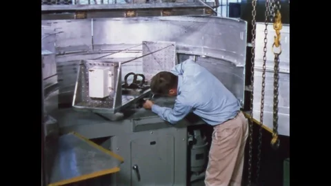 1958 - Proof tests are conducted on nuclear weapon components. Stock Footage 86407633
