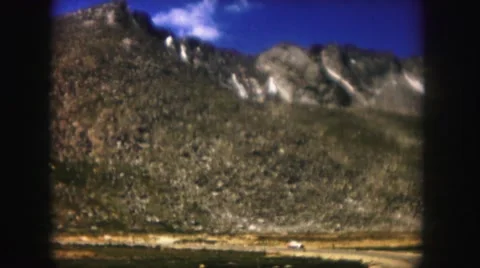 1958: a scenic mountain with snow glacier COLORADO Stock Footage