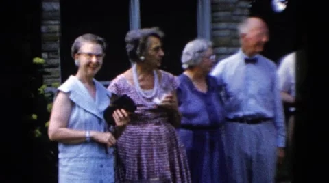 1958: togetherness brings happiness which reflects around MONTANA Stock Footage