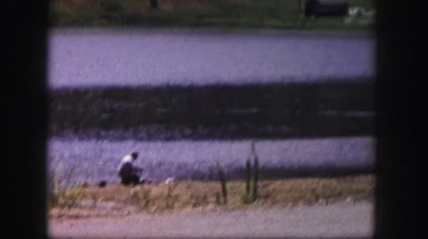 1958: a water area is seen COLORADO Stock Footage