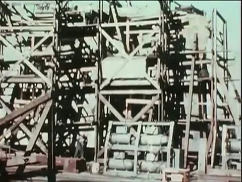 1959 _ A minister prepares and delivers a sermon, and teaches a group of Stock Footage