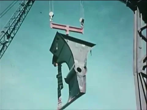 1959 _ Various shots of different churches in an Iowa community. Stock Footage