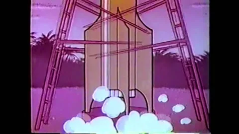 1959 - In this animated advertisement fo... | Stock Video | Pond5