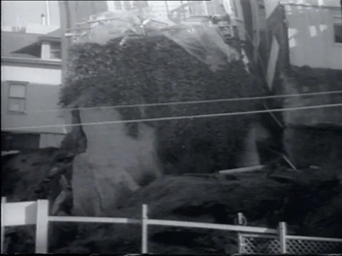 1959-Building Implosion / Building / Collapsing / 1920-1959 Video stock 77861184
