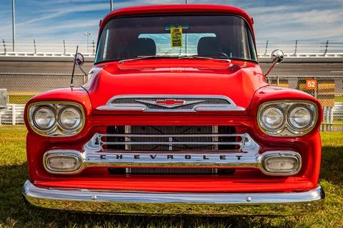 1959 Chevrolet Task Force Apache 31 Pickup Truck Stock Photos