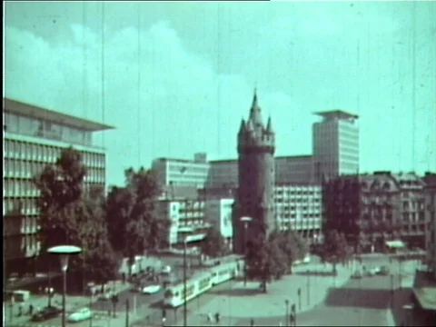 1959-City / Germany / 1950-1959 Stock Footage