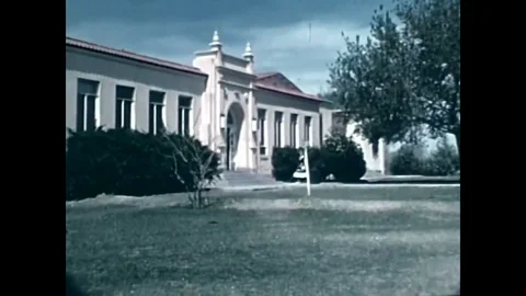 1959 - An electrical engineer graduates from a Co-Op program at the White Sands Stock Footage 95282800