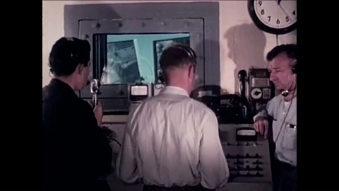 1959 - An electrical engineering student, in a cooperative training program at Stock Footage 89579152