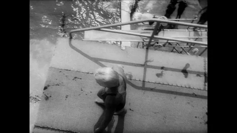 1959-High Diving / Barbara McAllister / USA / 1959 Stock Footage 77828148