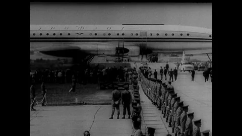 1959-Politician / International Relation / 1959 Stock Footage