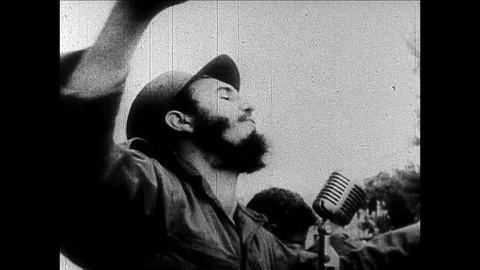 1959-Seizure of Power / Fidel Castro / Cuba / 1959 Stock Footage