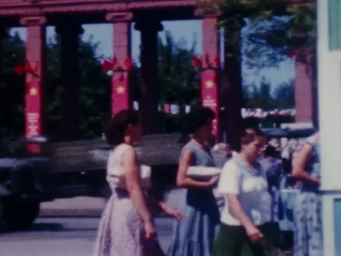 1959 Soviet Union - Stalingrad Streets, Parks and USSR Propaganda Stock-Footage 341487118