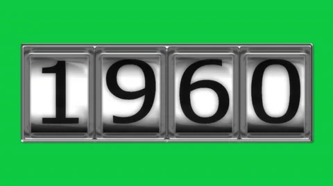 1960 on billboard Stock Footage 10599377