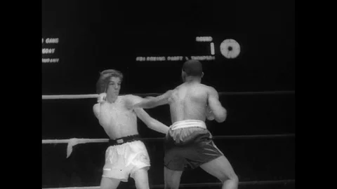 1960-Boxing / Inter-City Golden Gloves / USA / 1960 Stock Footage