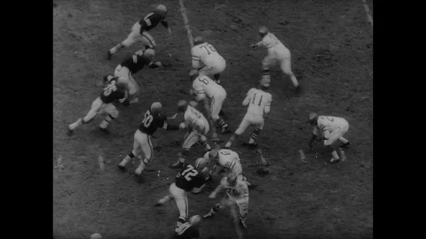 1960-Cleveland Browns-Philadelphia Eagle, Stock Video