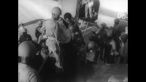 1960-Congo Crisis / Patrice E. Lumumba / Kinshasa / 1960 Stock Footage 77971095