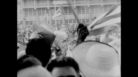 1960-Cuban Revolution / Cuba / 1960 Stock Footage