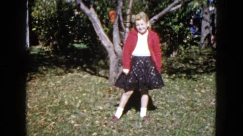 1960: the future miss america. WAUCONDA, ILLINOIS Stock Footage
