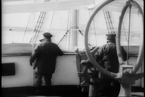 1960 Ice breakers on St. Lawrence River Canada Stock Footage 98798981