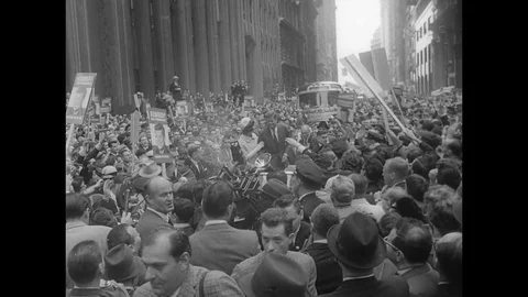 1960-John F. Kennedy / Presidential Campaign / USA / 1960 Stock Footage