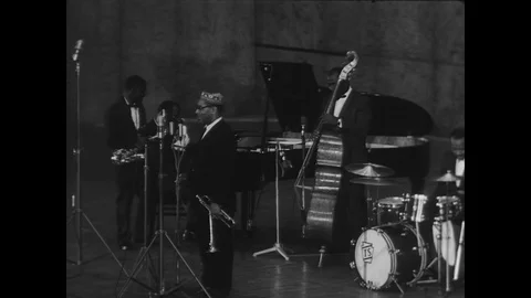 1960-Leo Wright / Jazz Concert / Germany / 1960 Stock Footage 77886924