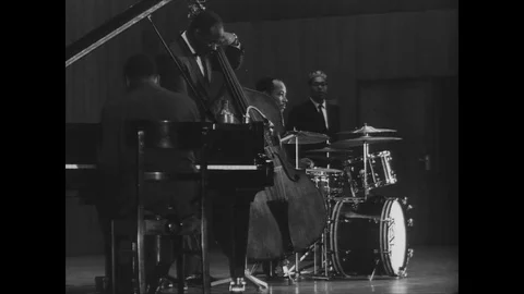 1960-Leo Wright / Jazz Concert / Germany / 1960 Stock Footage 77886943