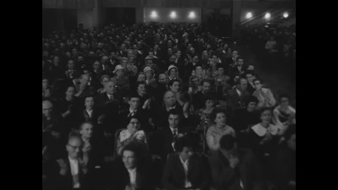1960-Modern Jazz Quartet / Jazz Concert / Germany / 1960 Stock Footage 77886992