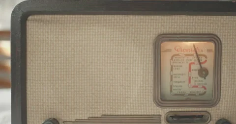 1960 Radio on Table Stock-Footage 140659724