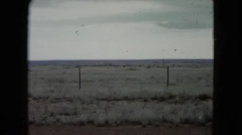 1960: road trip is seen TEXAS Stock Footage