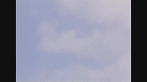 1960 - A rocket launch pad is seen at Vandenberg Air Force Base, where an Atlas Stock Footage 129054392