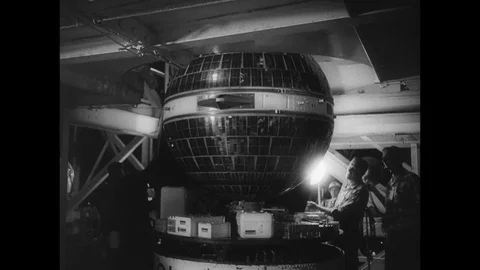 1960-Space Program / Courier 1B / USA / Oct 4, 1960 動画素材 77847496