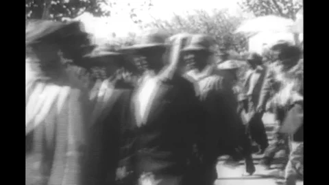 1960-Strong Protests Against Apartheid Stock Footage