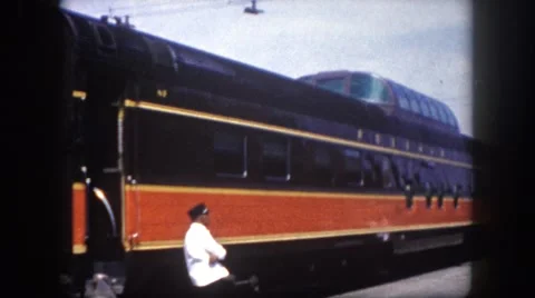 1960: view of station with many people waiting working traveling walking FLORIDA Stock Footage