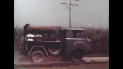 1960 - When a child tests positive for malaria in an Indian village, the Stock Footage 155857235