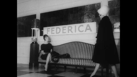 1960-Women's Fashion / Toronto / Canada / 1960 Stock Footage