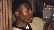 1960S African American Black Man Movie Camera Filmmaker Vintage Home Film 8Mm Stock Footage