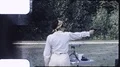 1960s African American Black Woman Gun Target Practice Vintage Film Home Movie HD Footage