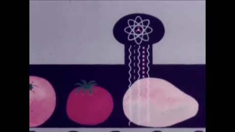 1960s - An animated sequence shows how r... | Stock Video | Pond5