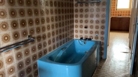 1960s apartment interior style Stock Footage 338060155